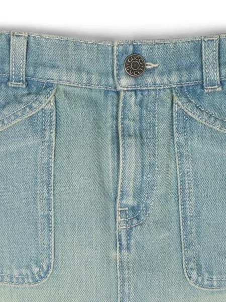 Spódnica mini dziecięca Gucci niebieska