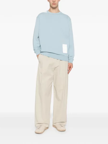 Φούτερ Stone Island με στρογγυλή λαιμόκοψη πέτρες μπλε