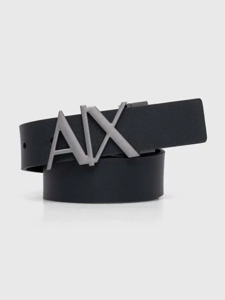 Pasek Armani Exchange czarny