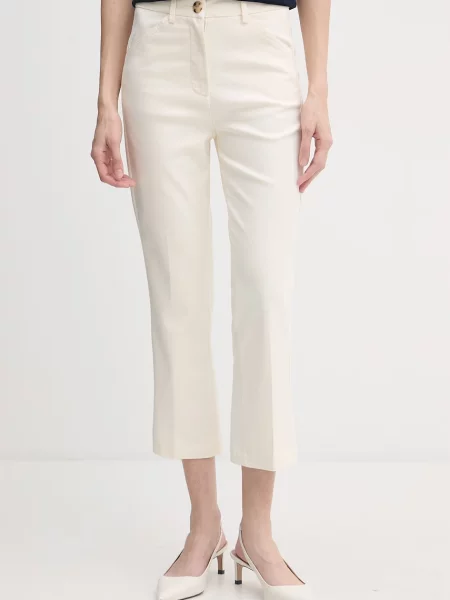 United Colors of Benetton pantaloni pentru femei cu bej