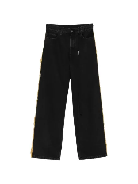 Blugi drepți Ann Demeulemeester negru