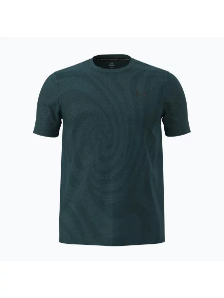 Tricou de antrenament pentru bărbați Under Armour Vanish Seamless Novelty rack green/black negru