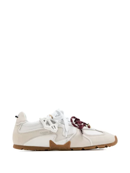 Sneakerși Naked Wolfe din dantelă alb