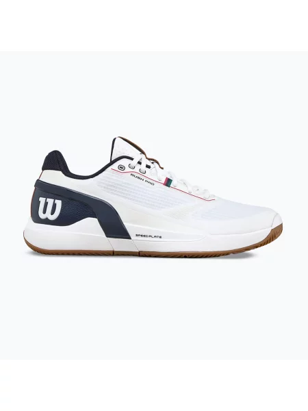 Încălțăminte de padel pentru bărbați Wilson Rush Pro 5 black/infrared/white alb