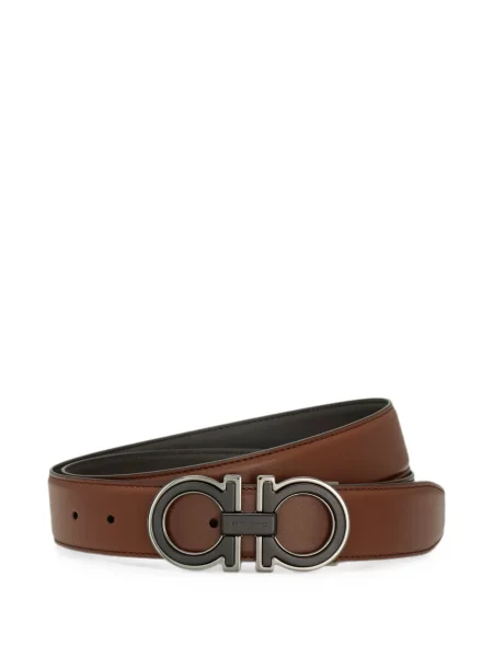 Cu centură reversibil curea Ferragamo maro