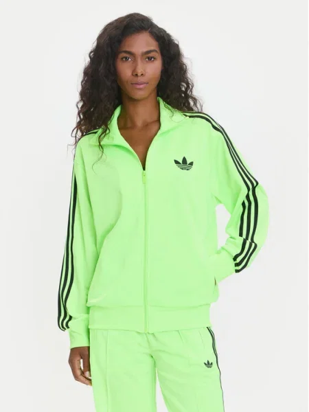 Класически суитчър Adidas Originals с апликация зелено