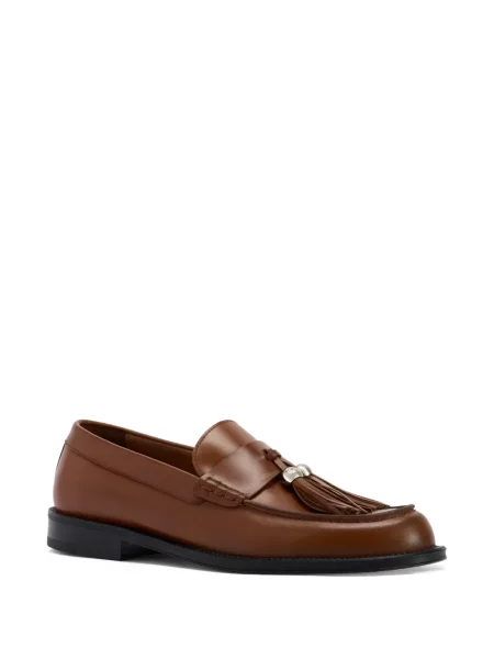 Pantofi loafer Giuseppe Zanotti din piele maro