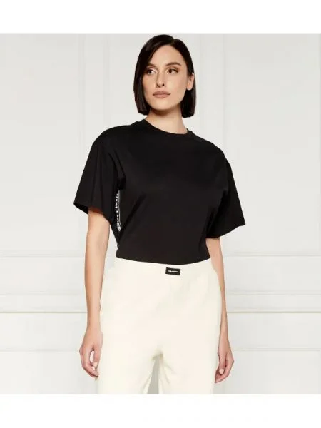 Karl Lagerfeld Tricou | Relaxed fit negru