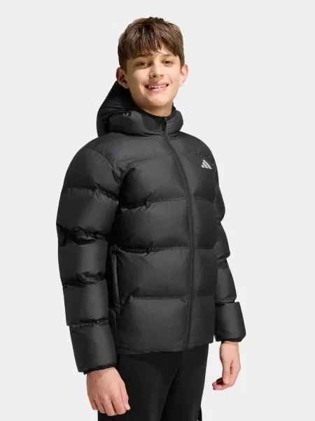 Дитяча Зимова куртка adidas SYNTHETIC чорний