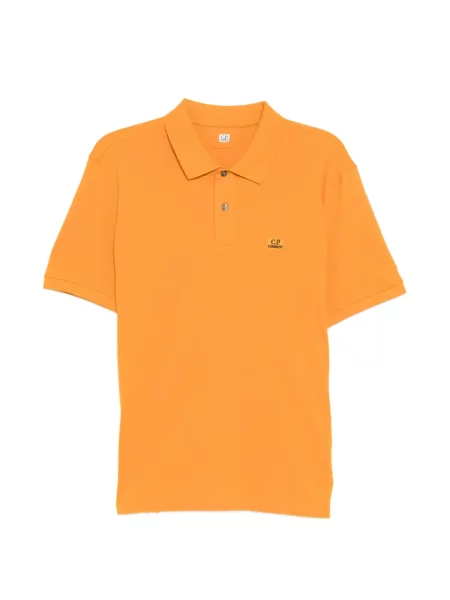 Polo C.p. Company cu broderie portocaliu
