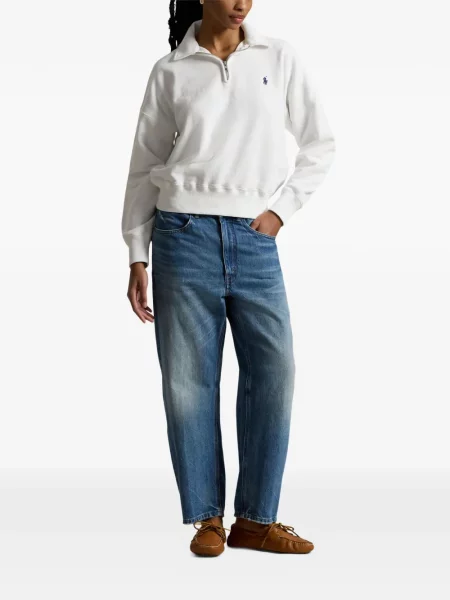 Ριγέ δερμάτινος κάλτσες Polo Ralph Lauren με κορδόνι μαύρο