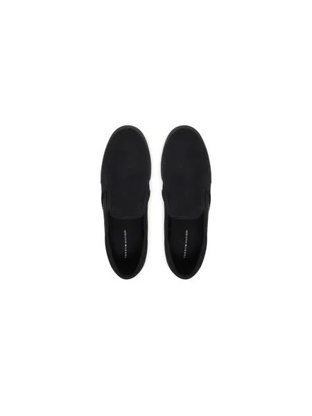 Tenisky Tommy Hilfiger Vulc Core Slip On čierna