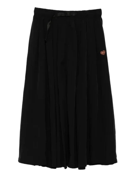 Fustă midi Fingercroxx până la genunchi negru