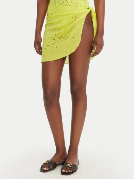 Guess Fustă mini galben