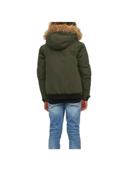 Geacă copii Jack & Jones verde