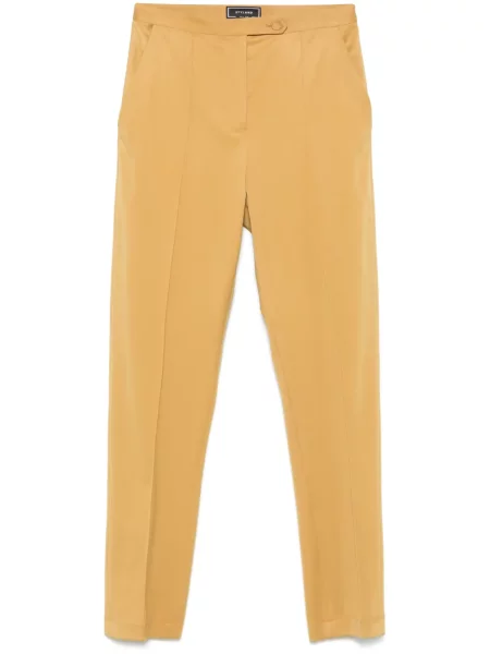 Pantaloni Styland galben
