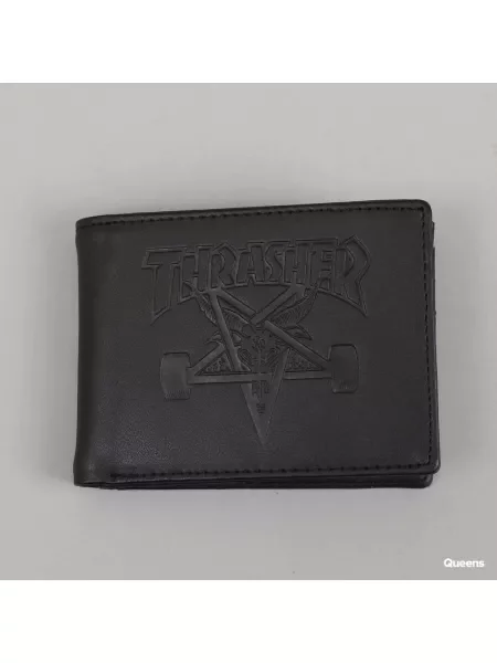 Portofel Thrasher din piele negru