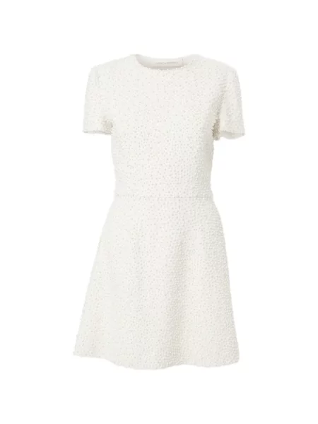 Rochie mini Carolina Herrera cu perle de costum