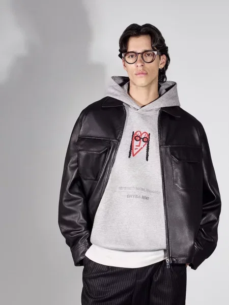 Medicine bluza z kapturem szara
