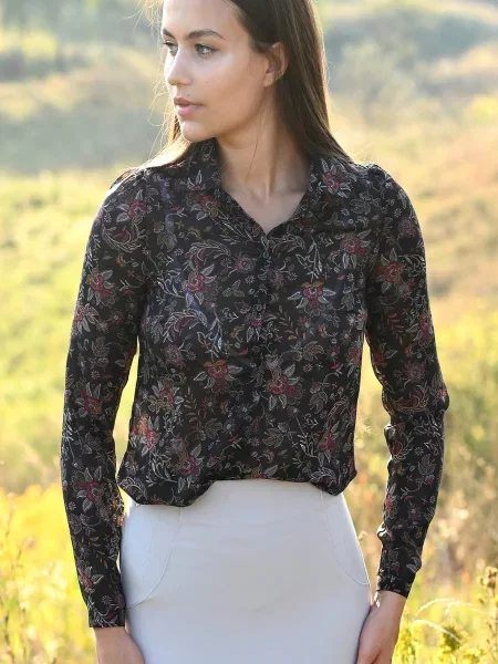 Блузка Ladylike софтшелл черная