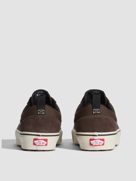 Замшевые утепленные кеды Vans коричневые