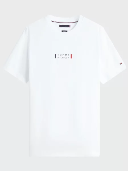 Маленька футболка Tommy Hilfiger біла