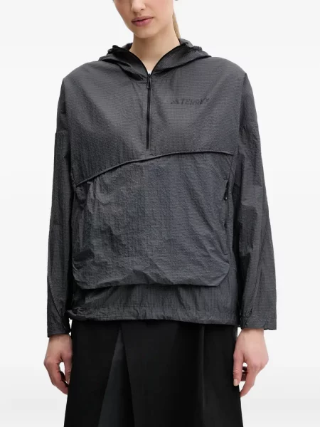 Tenisky Adidas Terrex se síťovinou s potiskem s tropickým vzorem černé