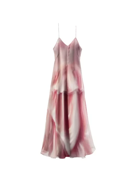 Rochie midi Maison Margiela cu imagine roz