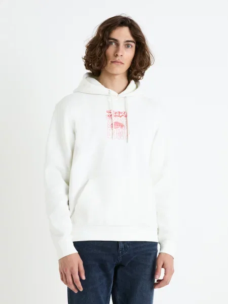 Hoodie Celio bela