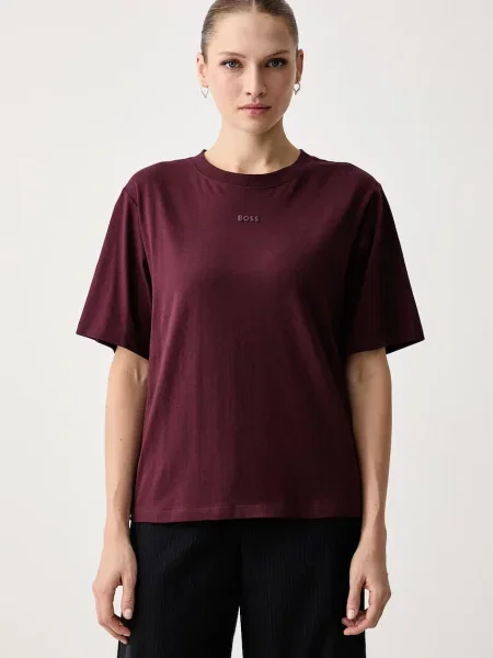 BOSS Orange tricou pentru femei din C Enis Small Logo portocaliu