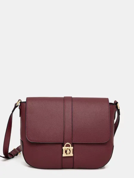 Чанта U.S. Polo Assn. Winterberry червено