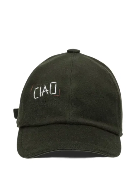 Șapcă The Hat Gang cu broderie de lână verde