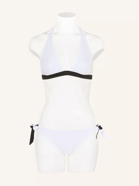 Max Mara Beachwear Obrácitelné Trojúhelníkové Bikiny Sella černá bílá