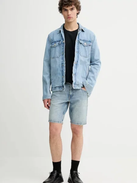 Levi's szorty jeansowe Mężczyźni jednolity 31 niebieski