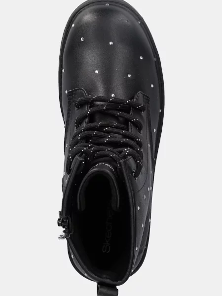 Skechers gyerek bakancs GRAVLEN HI JEWEL STRUT fekete