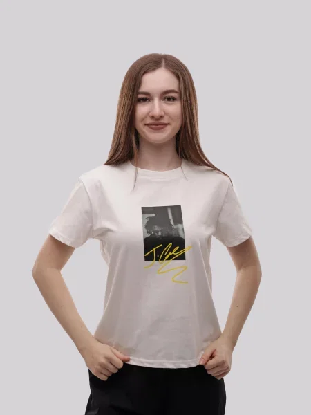 Футболка LUMO віскоза/поліестер білий