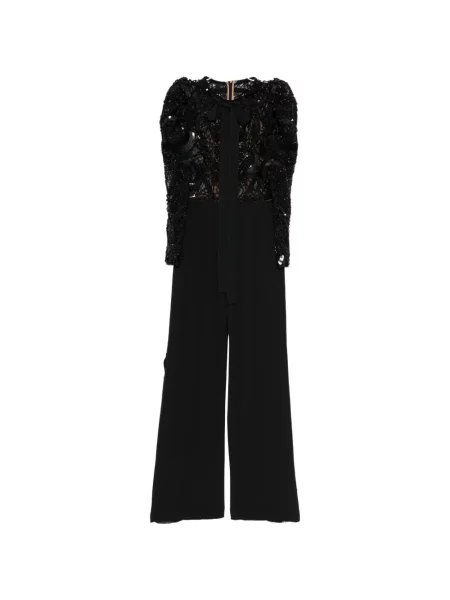 Salopetă Elie Saab cu mărgele negru