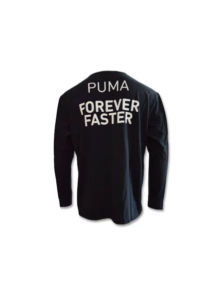 Hosszú ujjú póló Puma fekete