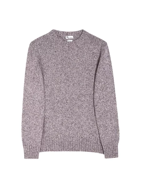 Sweter Doppiaa wełniany fioletowy