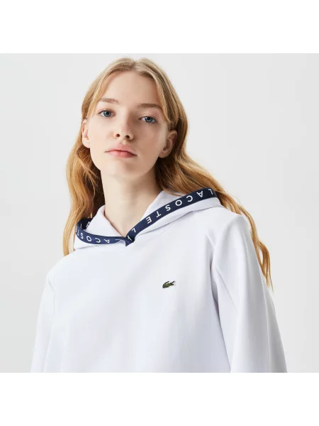 Спортивная кофта Lacoste белая