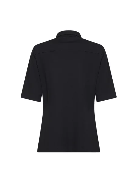 Koszulka polo Blanca Vita z kołnierzem czarna