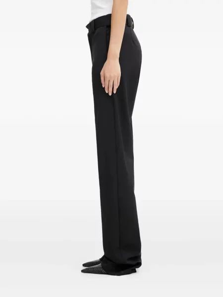 Pantaloni Vetements de lână negru