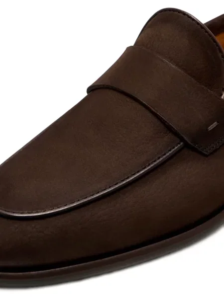 Pantofi loafer Magnanni din piele maro