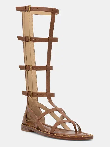 MICHAEL Michael Kors sandale de piele Noa High Sandal maro