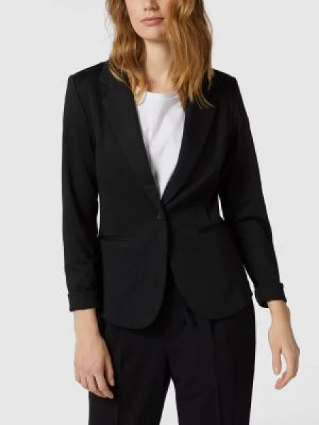 Żakiet z kołnierzem z połami model ‘Kate’ Ichi czarna