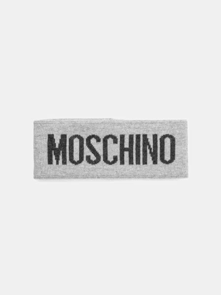 Gyapjú sapka Moschino szürke