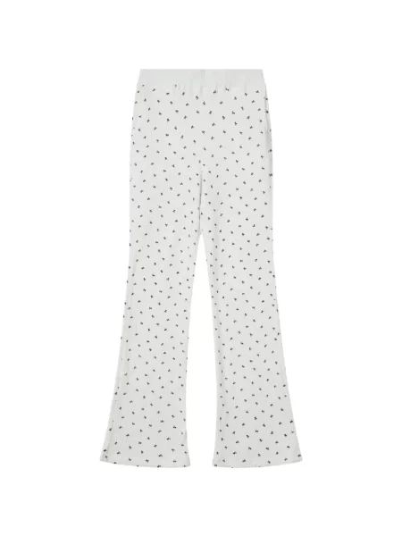 Pantaloni Rest&recreation evazate alb