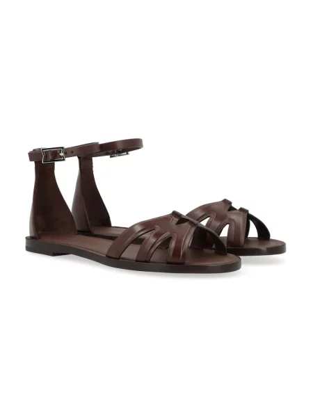Sandały Max Mara brązowe