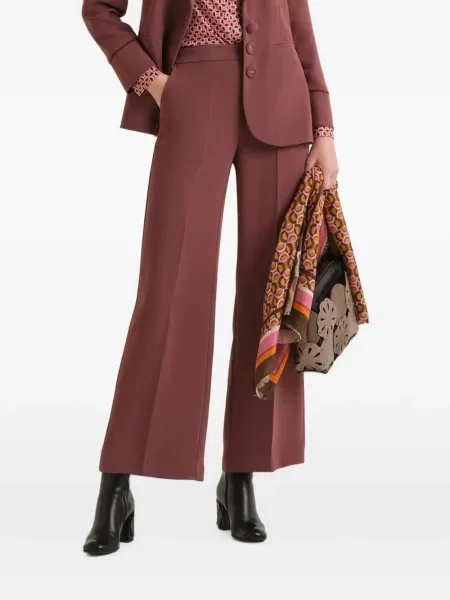 Pantaloni Maliparmi cu talie înaltă violet