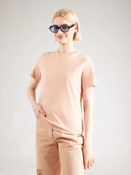 SCOTCH & SODA Marškinėliai kūno / pudros